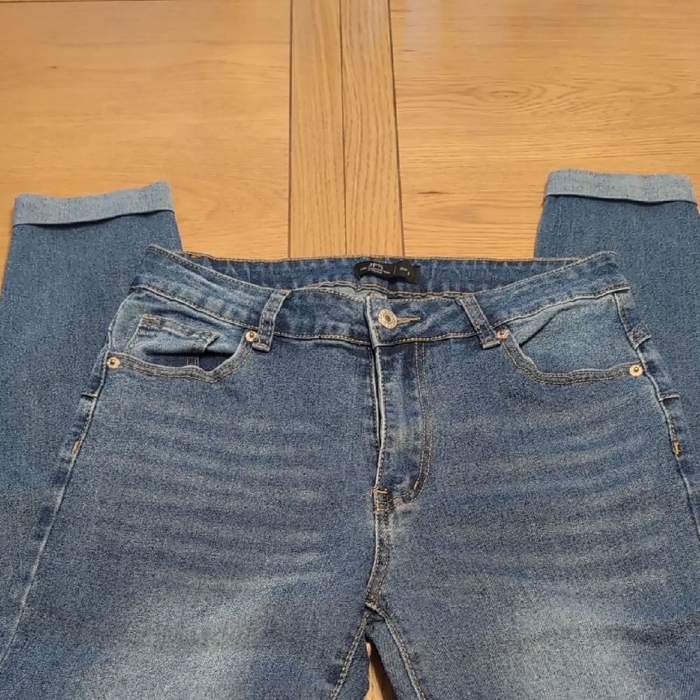 Women's Classic Blue Straight Leg Jeans